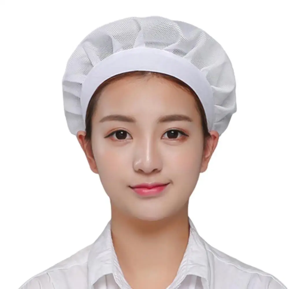 Hat Cap Chef Mesh Kitchen Cooking Restaurant Chef Skull Summer Breathable Mesh Factory Worker Kitchen Cooking Chef Hat