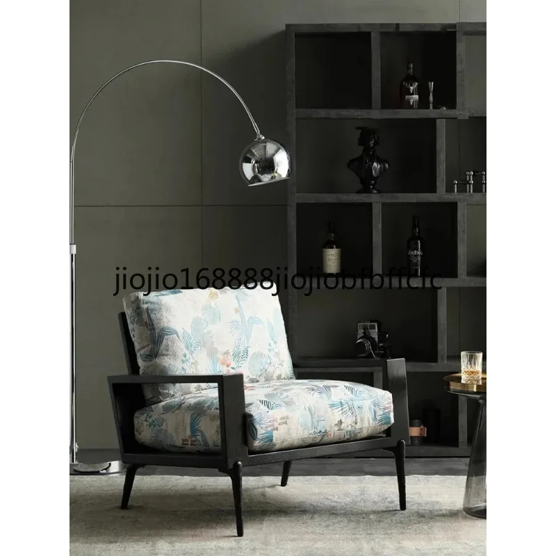 Suitable for living room designers, lounge chairs, casual single sofas, embroidered chairs