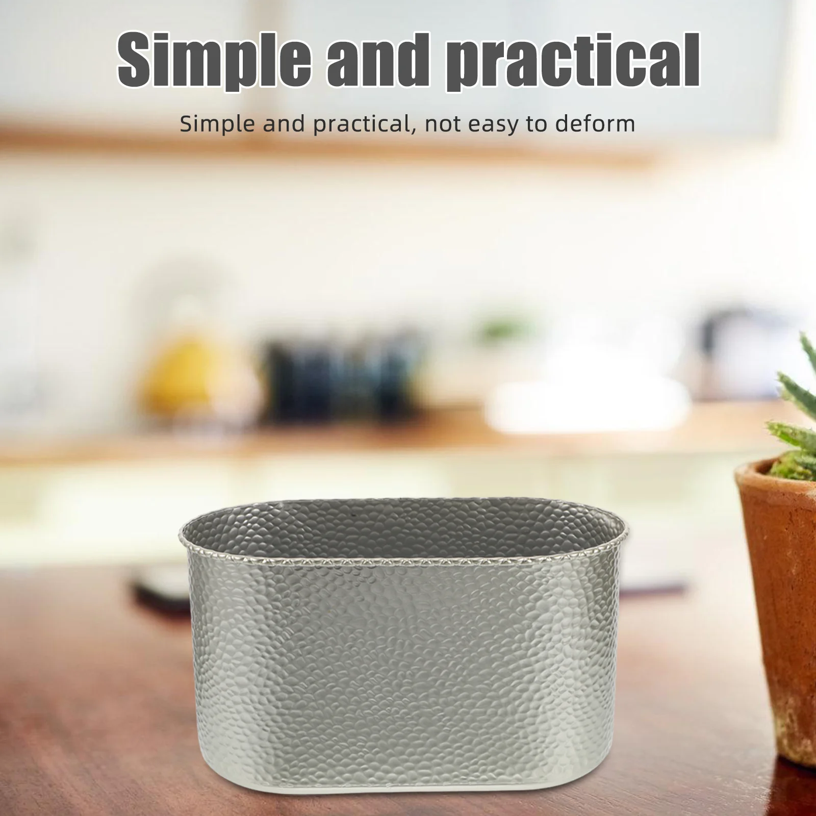 

Large Oval Wide Mouth Metal Flower Pot Rustic Iron Planter Decorative Vase for Wedding Party Table Centerpiece Floral Display