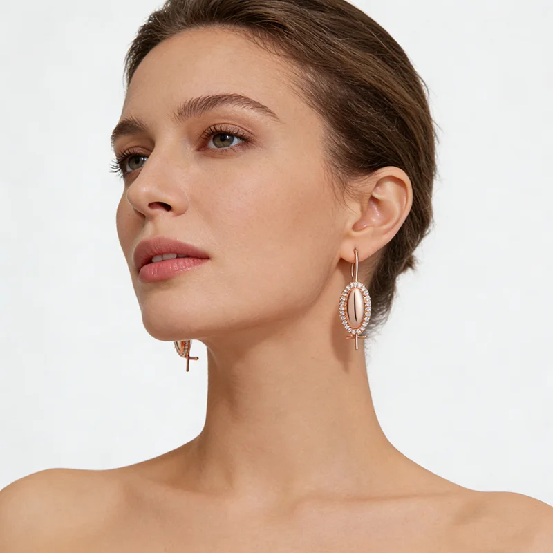 Kinel-pendientes largos brilla - Ethnic Fashion Trend reseña y precio