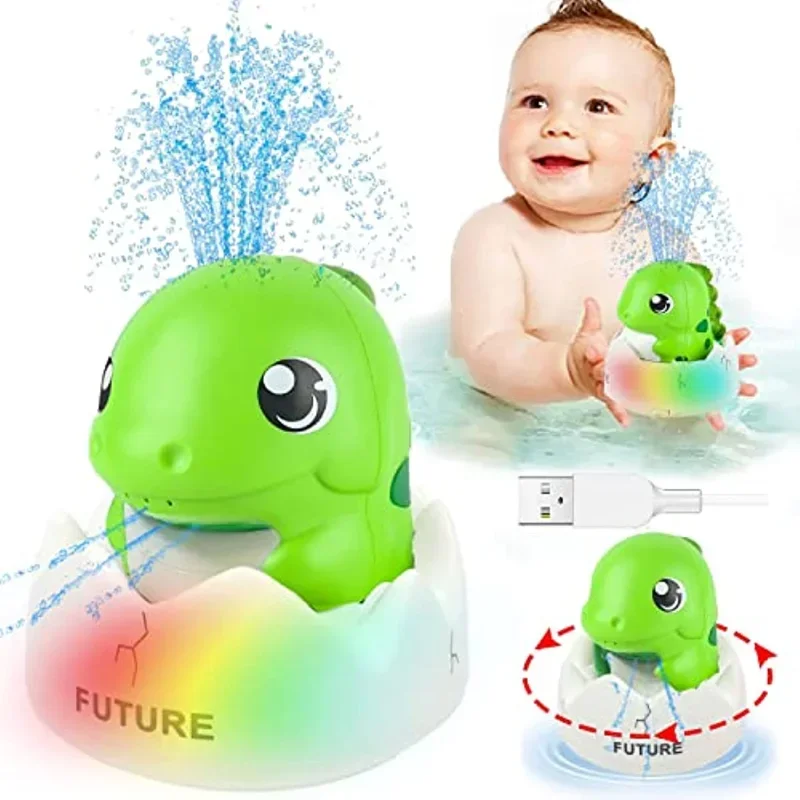 ZHENDUO Whale Automatic Rechargeable Spray Baby Bath Toy Bathtub Shower Toy Suitable for Young Boys Girls