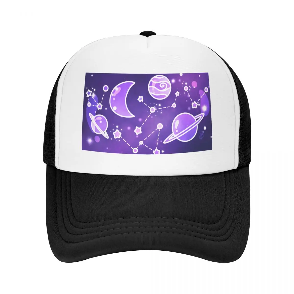 

Purple Galaxy Baseball Cap Vintage Hood tactical cap Men Women's