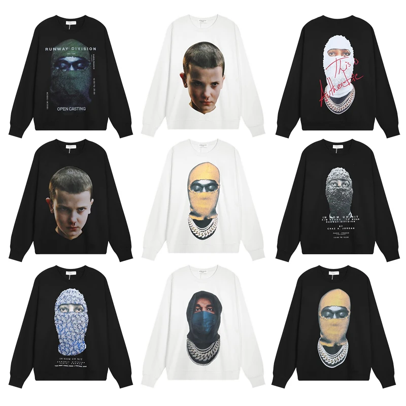 

Ретро-свитшот из хлопка с длинными рукавами, свободного кроя, для пар, в стиле High Street, удобный, для активного отдыха на природе