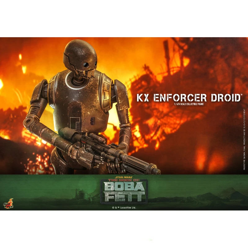 재고 있음 오리지널 HotToys TMS072 스타 워즈 KX Enforcer Droid 1/6 군인 애니메이션 액션 피규어 장난감 선물 모델 컬렉션 취미