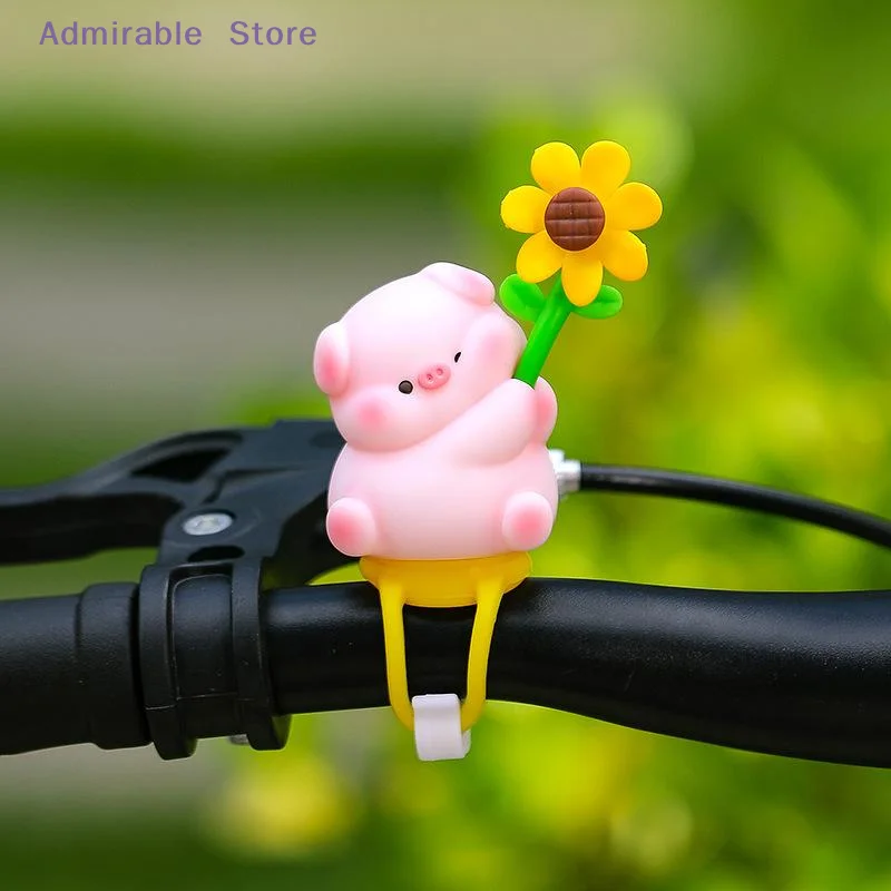 [W]Bike Handlebar Decorations Novelty Waterproof PVC Ornaments for Mountain Road Bikes Outdoor Cycling Gifts