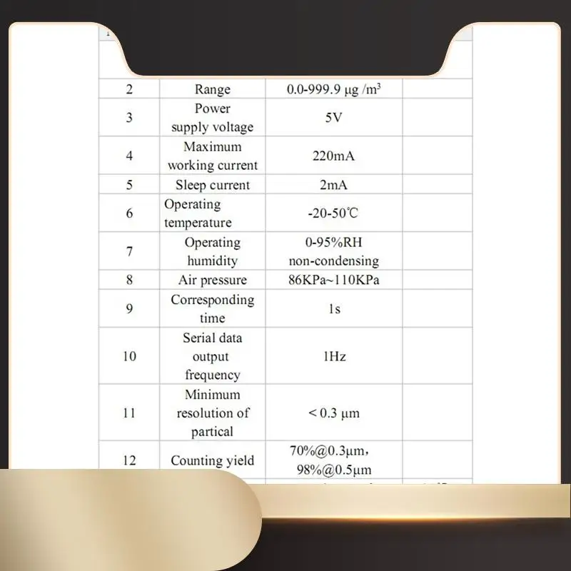 

Датчик обнаружения качества воздуха PM2.5 SDS011 Высокоточный лазерный модуль Суперпылевой цифровой выход-N36R