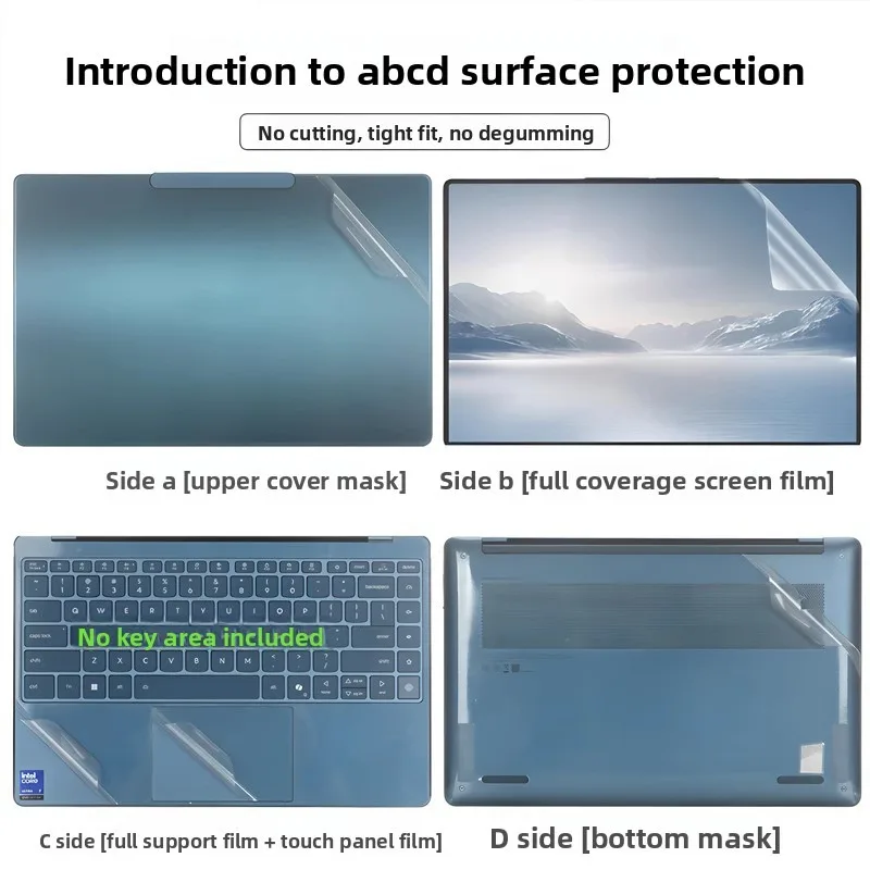 For Lenovo Yoga 7 2-in-1 Gen11 computer sticker Pro7 14ASP10 body 16IPH11 skin 14AGP11 vinyl Slim7 14ILL10 protective film