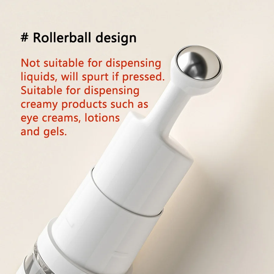 20 Stück Rollerball-Vakuumflaschen für Flüssigkeiten, ätherische Öle, Foundation, Augencreme, nachfüllbare Flaschen, tragbare leere Spenderflaschen für Reisen – Detail 5