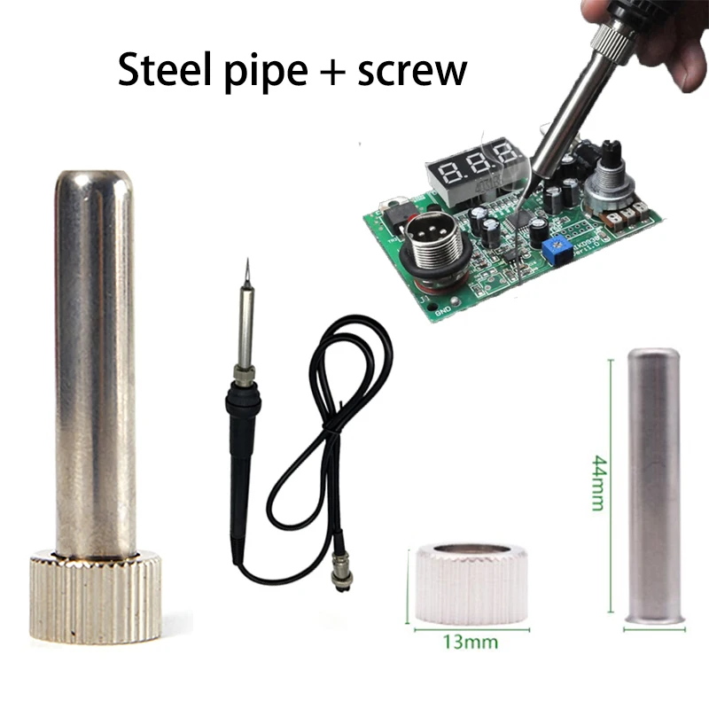 

For 907T 905E Electric Soldering Iron Solder Tip SleeveCasing Handle Adapter 100W Electric Soldering Iron Welding Repair Tool