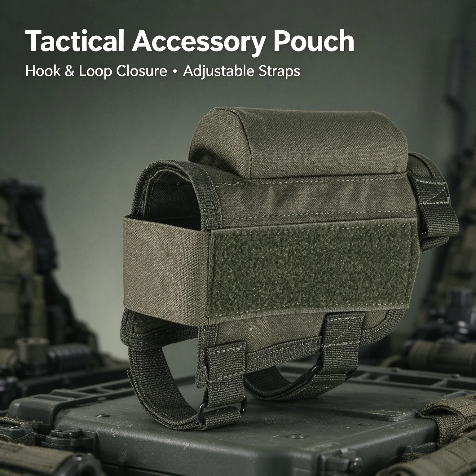 Rifle Stock Butt Bag Tactical Pouches Multifunctional Magazine Pouch for Ammo Storage Reload Suppressor Shotgun Shell Holder