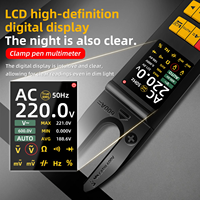 BSIDE U5 U-Shaped Clamp Meter 600A DC AC Current Tester True RMS Auto-Ranging TFT Screen USB Rechargeable 1200mAh NCV Multimeter