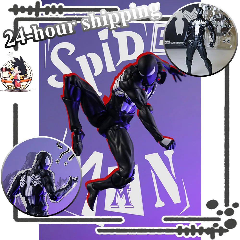 

В наличии Ct Toys 1/12 Symbiote Vemon Фигурка Mafex 147 Человек-паук Статуя из ПВХ Фигурка Коллекционная модель игрушки Рождественский подарок