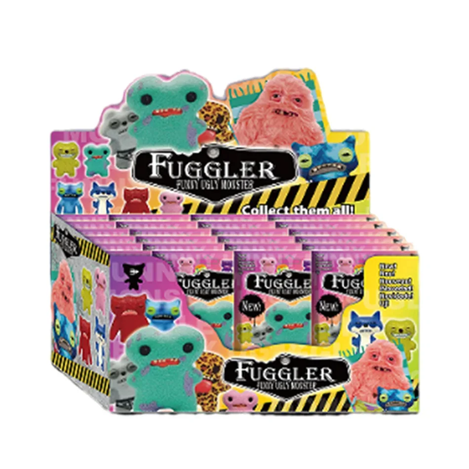 Hot Fuggler Funny Ugly Teeth Monster Blind Box Figure Toys Kawaii Fugglers Anime Action Figurine Keychains Model Dolls Gift