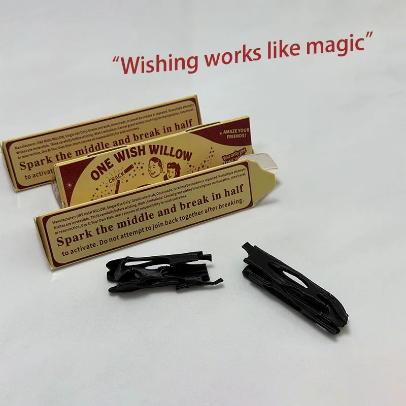 11cm One Wish Willow 3D-gedruckter Obsession Stick, Gebetsversprechen, zerbrechlicher Glückssymbol mit Retro-Box, Hochzeit, Geburtstag, Weihnachten, Requisit – Detail 6
