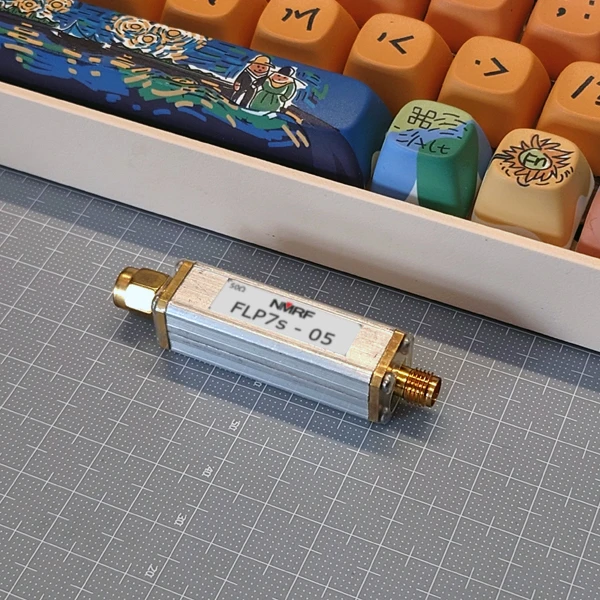 5 MHz 7-order series low-pass filter LC discrete component fabrication Compact SMA interface