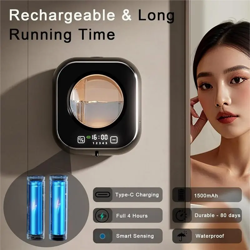 YCOC-Smart Automatic Hand Washer Infrared Sensor Liquid With Digital Display Of Temperature For Kitchen Soap Dispenser In Gel
