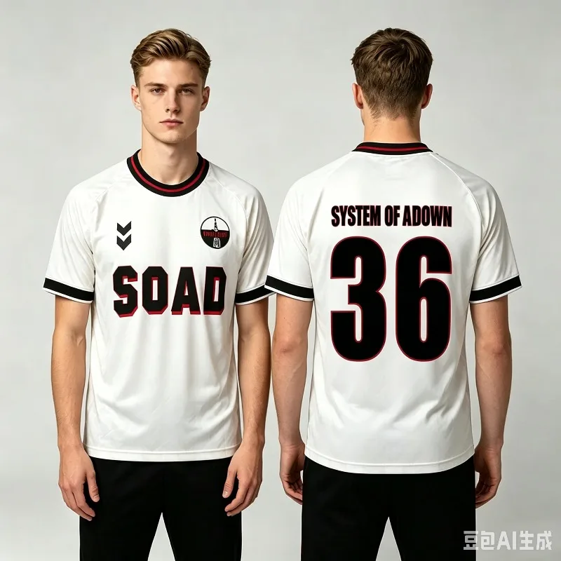 3D SOAD Number 36 Print Fashion Football Jersey Summer Casual Breathable Sportswear Unisex Mesh Short Sleeve Fans Jersey