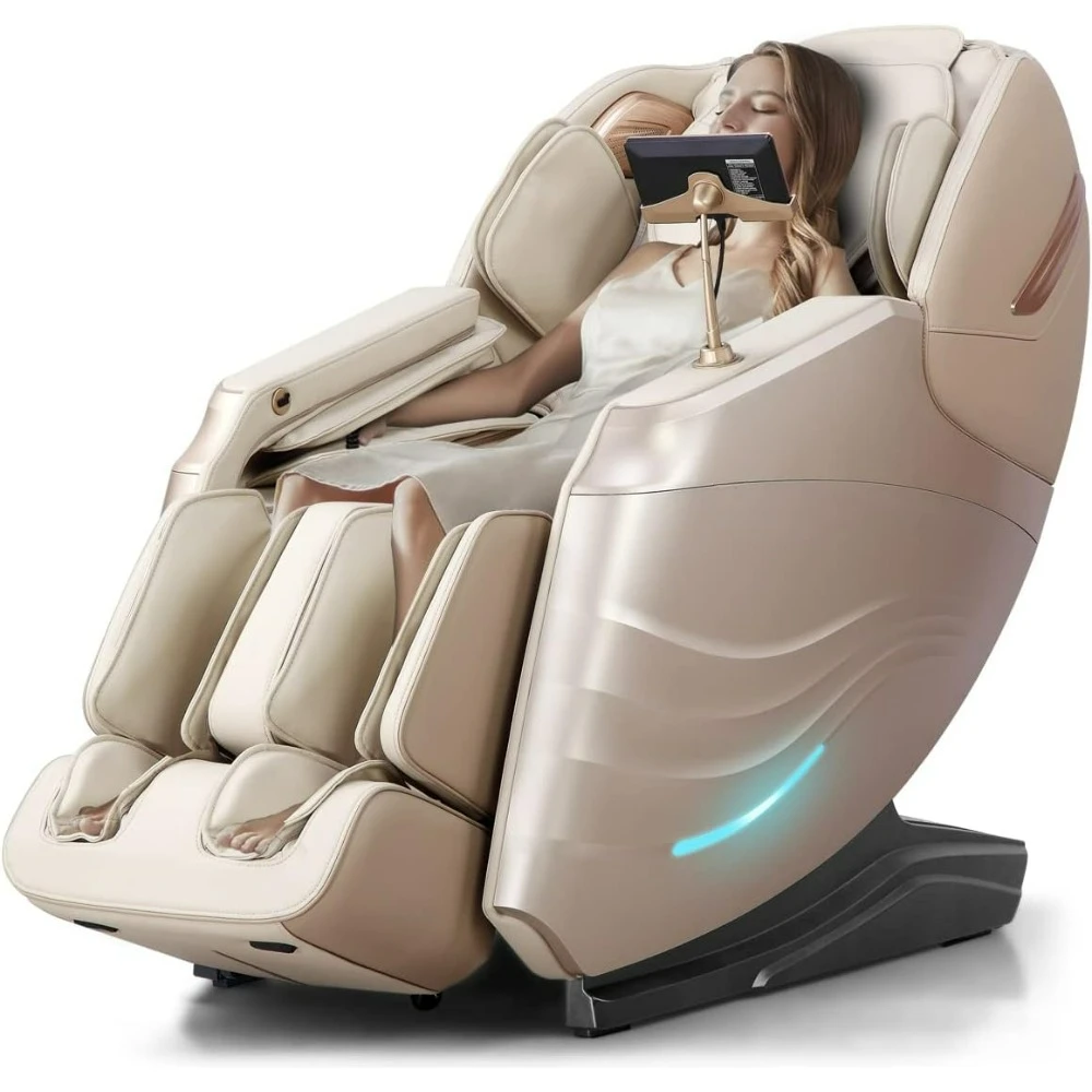 Massage chair full body zero gravity SL track finger pressure massage chair, 12 modes, airbag massage, with yoga stretching