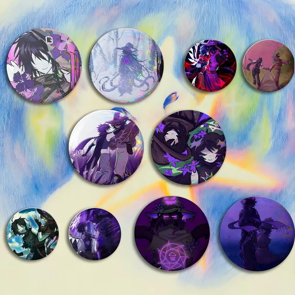 A-Azure Time Forsaken Badges 25 32 44 58 75 mm Round Customizable Wholesale Fan goods Self-made fan freebies