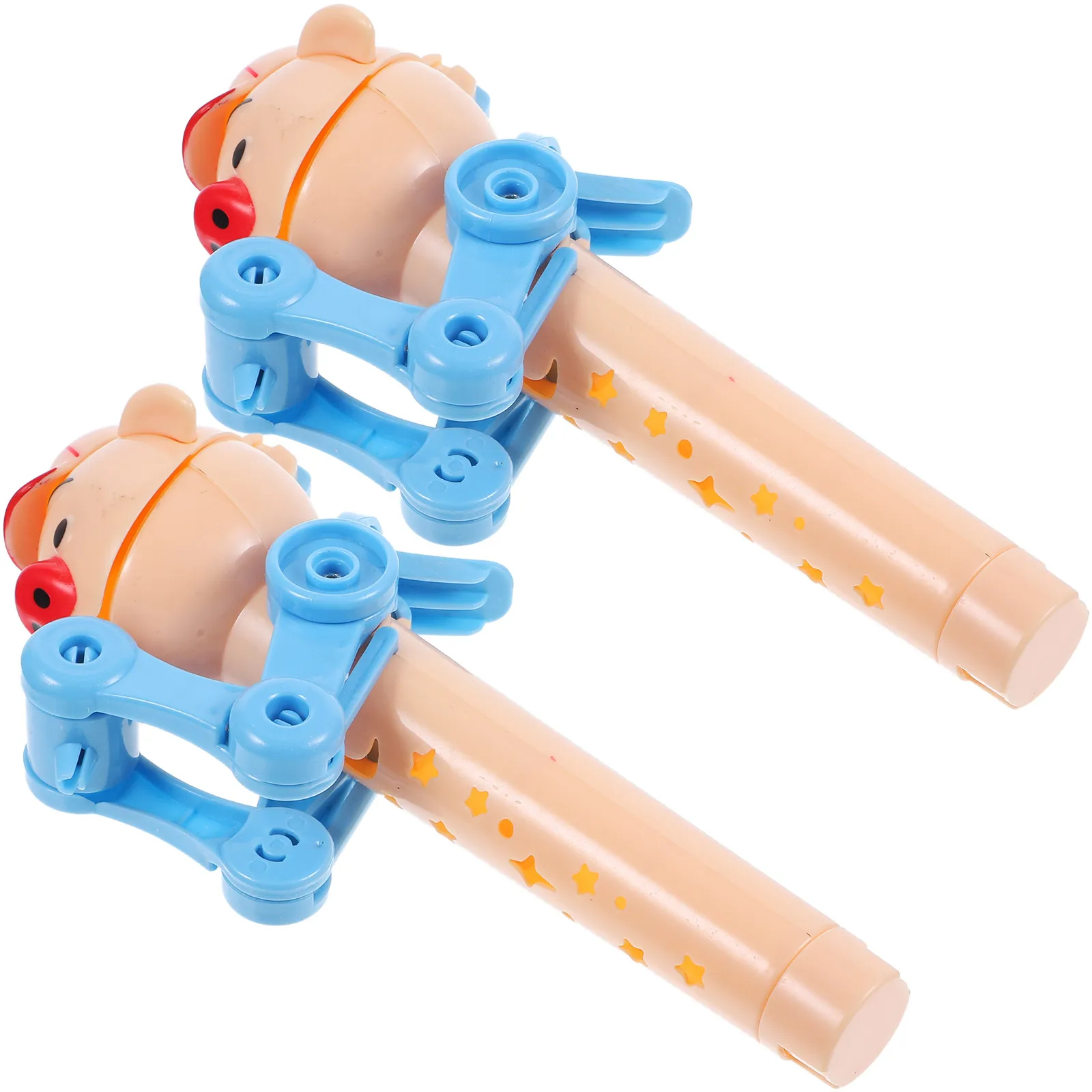 

2Pcs Lollipop Robot Holder Funny Cartoon Design Portable Kids Party Prank Favors Creative Lollipop Storage Case Novelty Candy