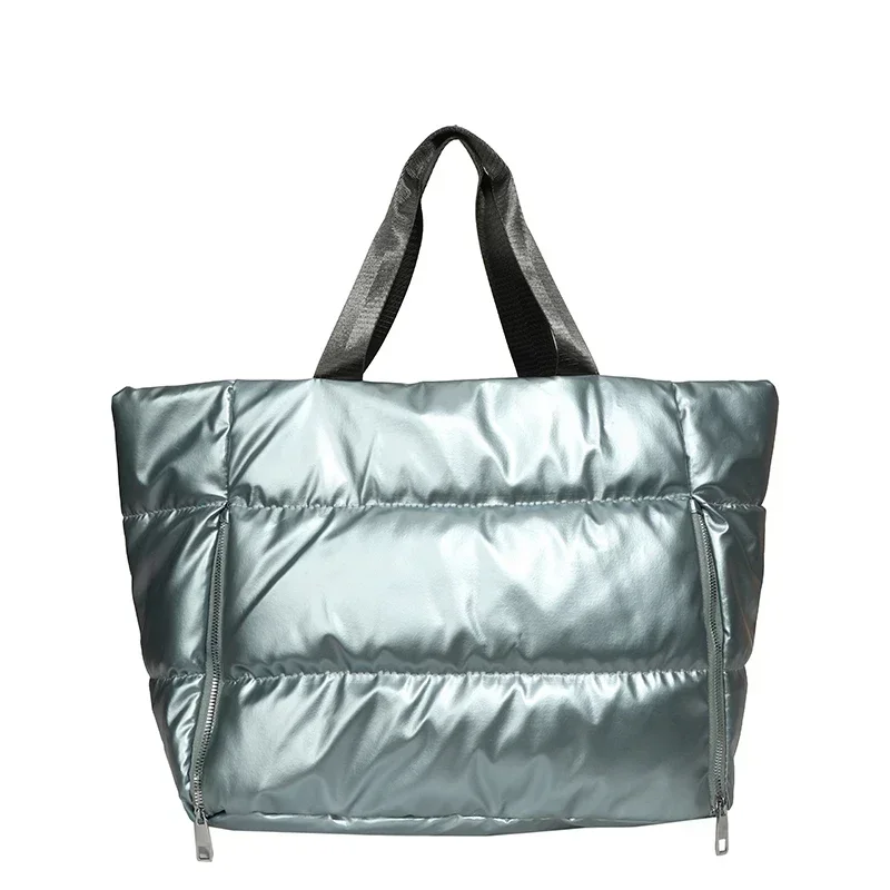 

New Non Woven Solid Zipper Travel Handbag 2026 Fashion Soft Simple Commuting Crossbody Bags Large Capacity Popular Shoulder Bag