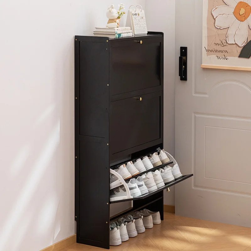 high vertical entry cabinet integrated cabinet, very narrow entrance tipping bucket for the corridor outside the door