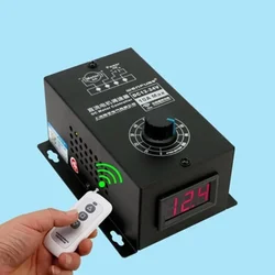 Wireless Remote Control DC Motor Speed Controller Digital Display Controller 12V-24V PWM Stepless Speed Control Switch 10A