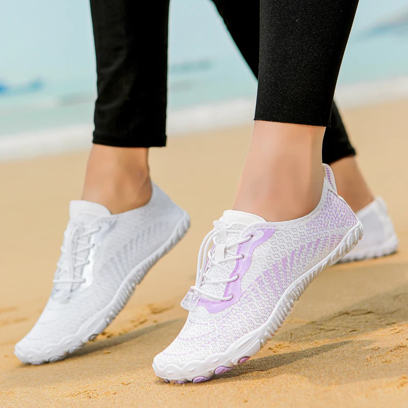Women's Outdoor Wading Shoes Couple Quick-Dry Shoes Breathable Non-slip Lightweight Suitable for The Beach Swimming Fishing