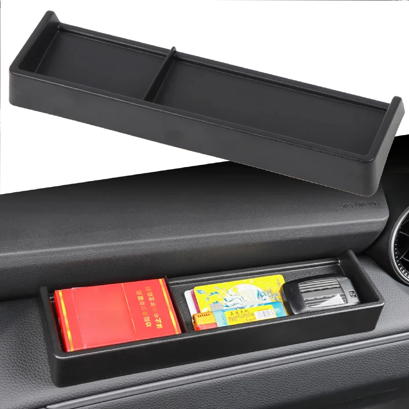 For Toyota Land Cruiser 250 Prado LC250 2024 Car Interior Accessories Passenger Side Glove Box Storage Holder ABS Black 1pc