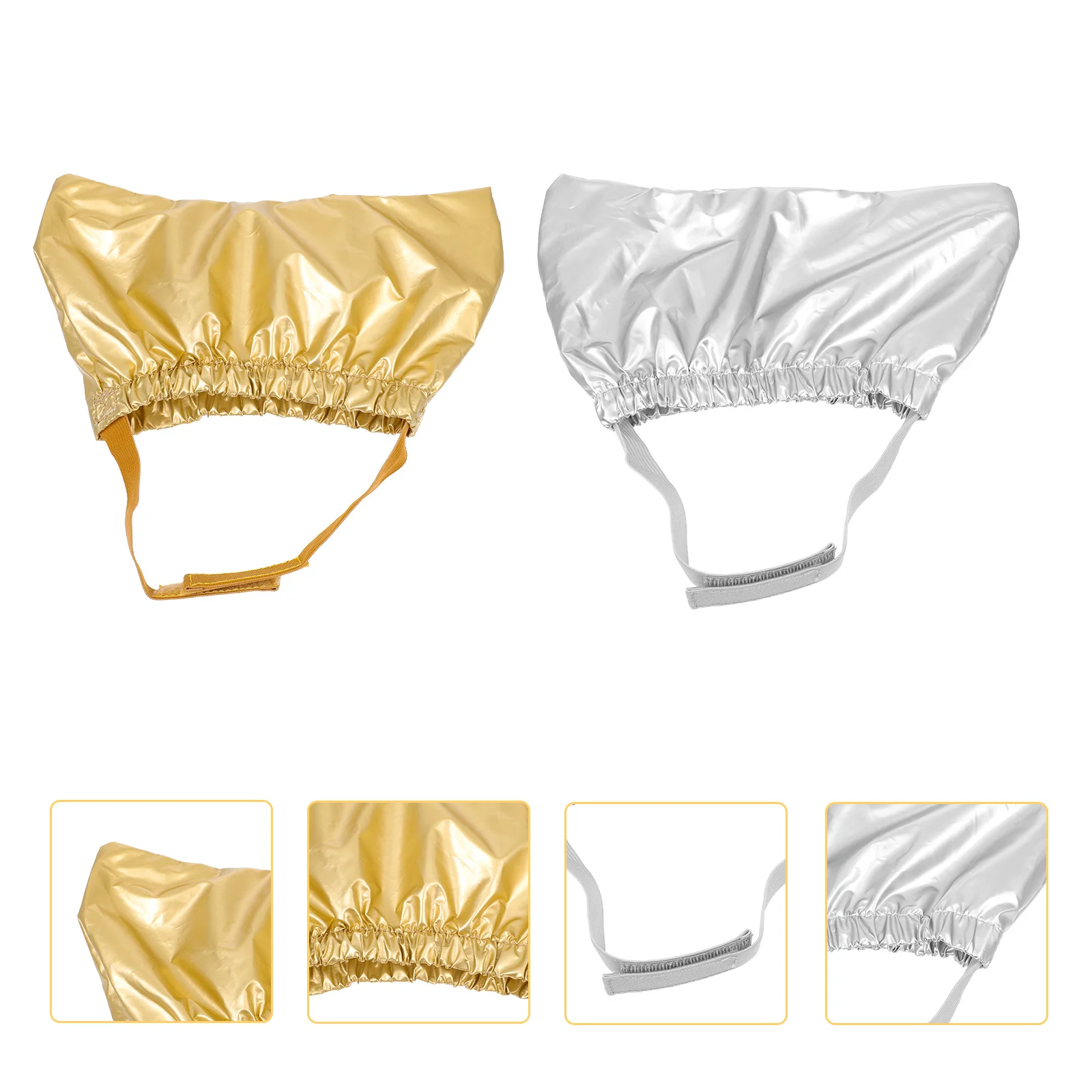 

2Pcs Pet Shower Caps Elastic Adjustable Bath Hats for Puppy Kitten Dog Cat Household Bath Supply Puppy Shower Caps