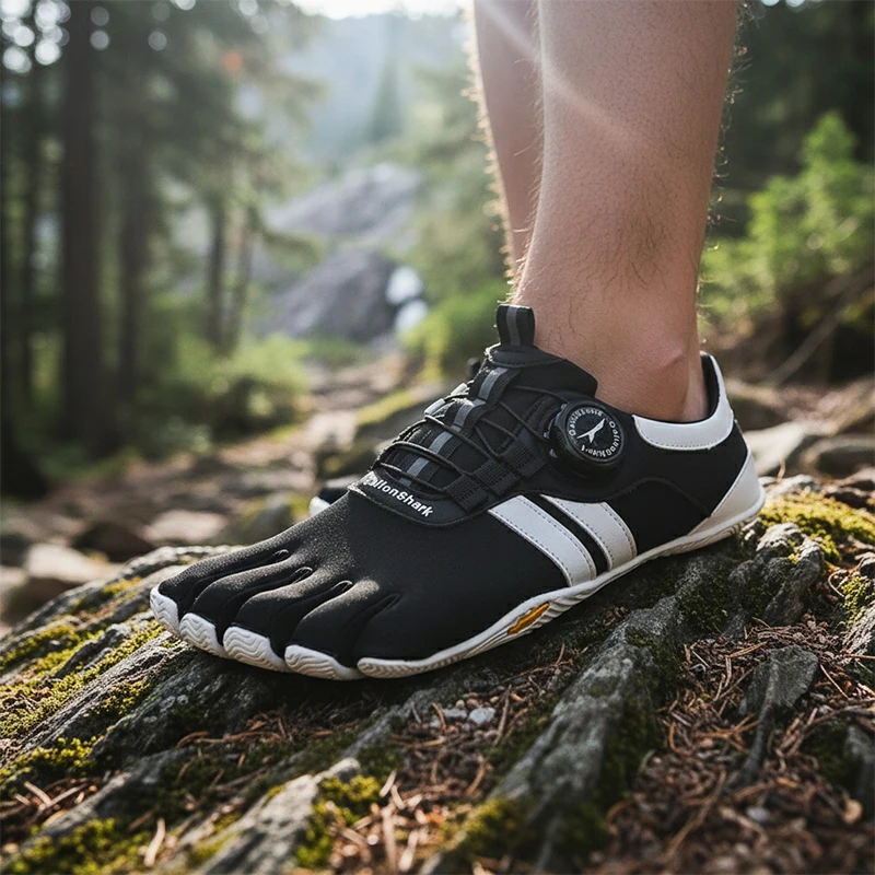 Five Finger Barefoot Shoes with BOA Closure, Breathable Split-Toe Sneakers for Yoga & Outdoor Training