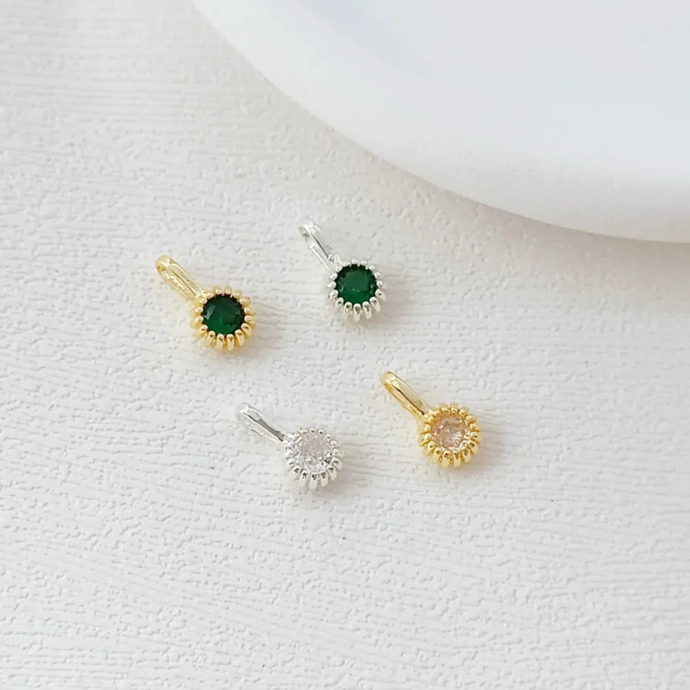 

Серебряный 14-каратный позолоченный кулон с микроинкрустацией цирконом, кулон-браслет с жемчугом своими руками