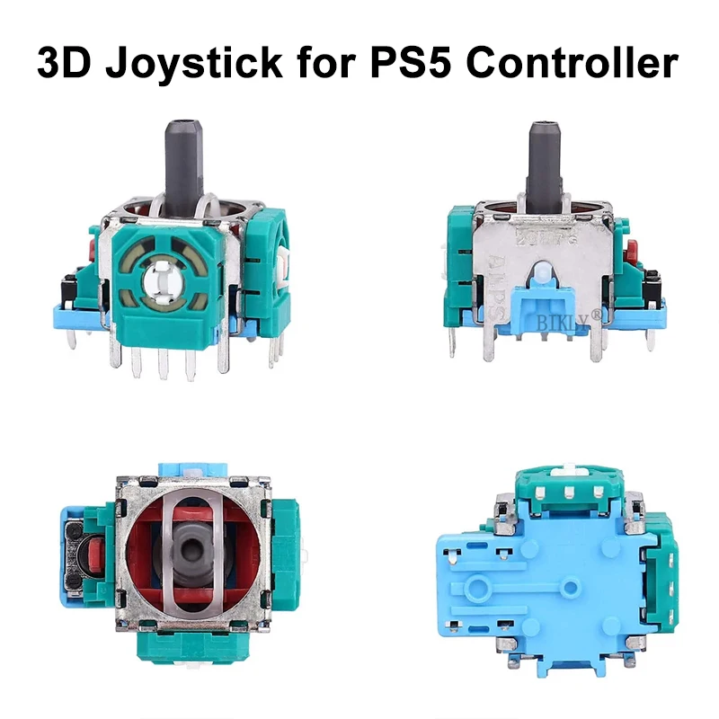 8 in 1 Replacement Joystick Kit for PS5 Controller with Screwdriver 3D Analog Thumb Sticks Repair Kits