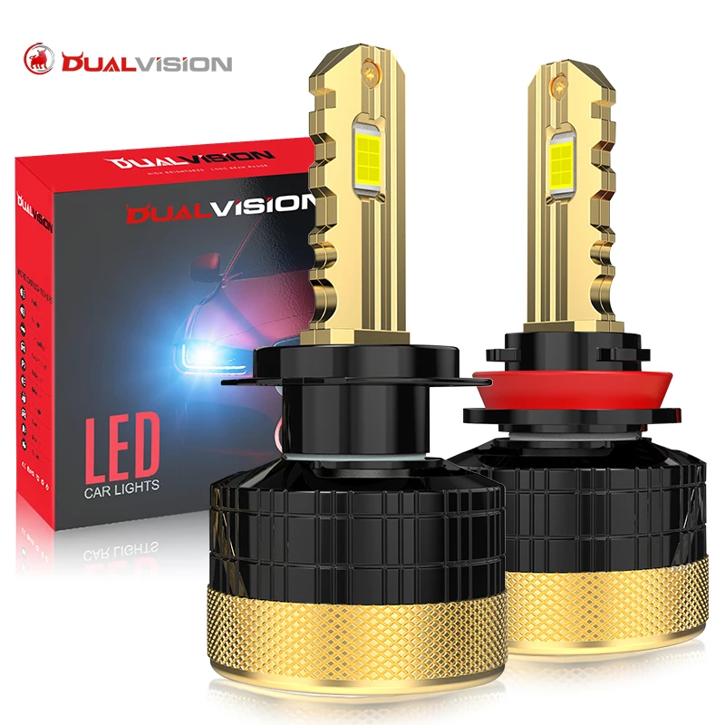 

Dualvision K7C K5C H7 LED Canbus H4 H11 H8 H9 H1 HB3 9005 HB3 9006 HB4 9012 HIR2 Автомобильная лампа для фар Автоматическая противотуманная фара 12 шт. CSP