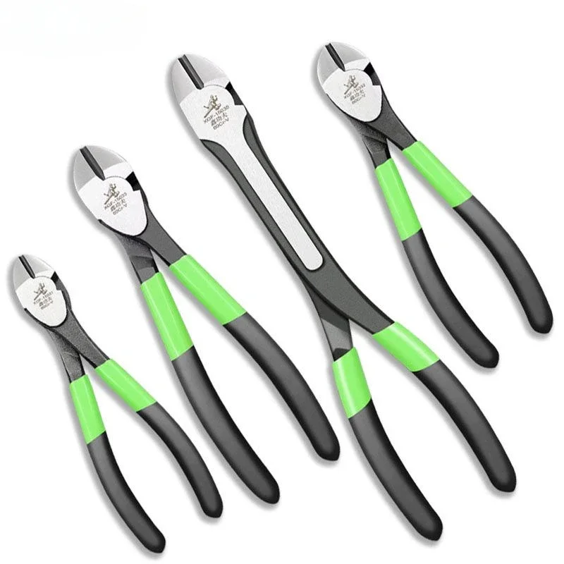 

Oblique Nose Pliers Super Hard Partial Mouth Pliers Labor-saving Diagonal Nose Pliers Fiber Optic Steel Wire Electrician