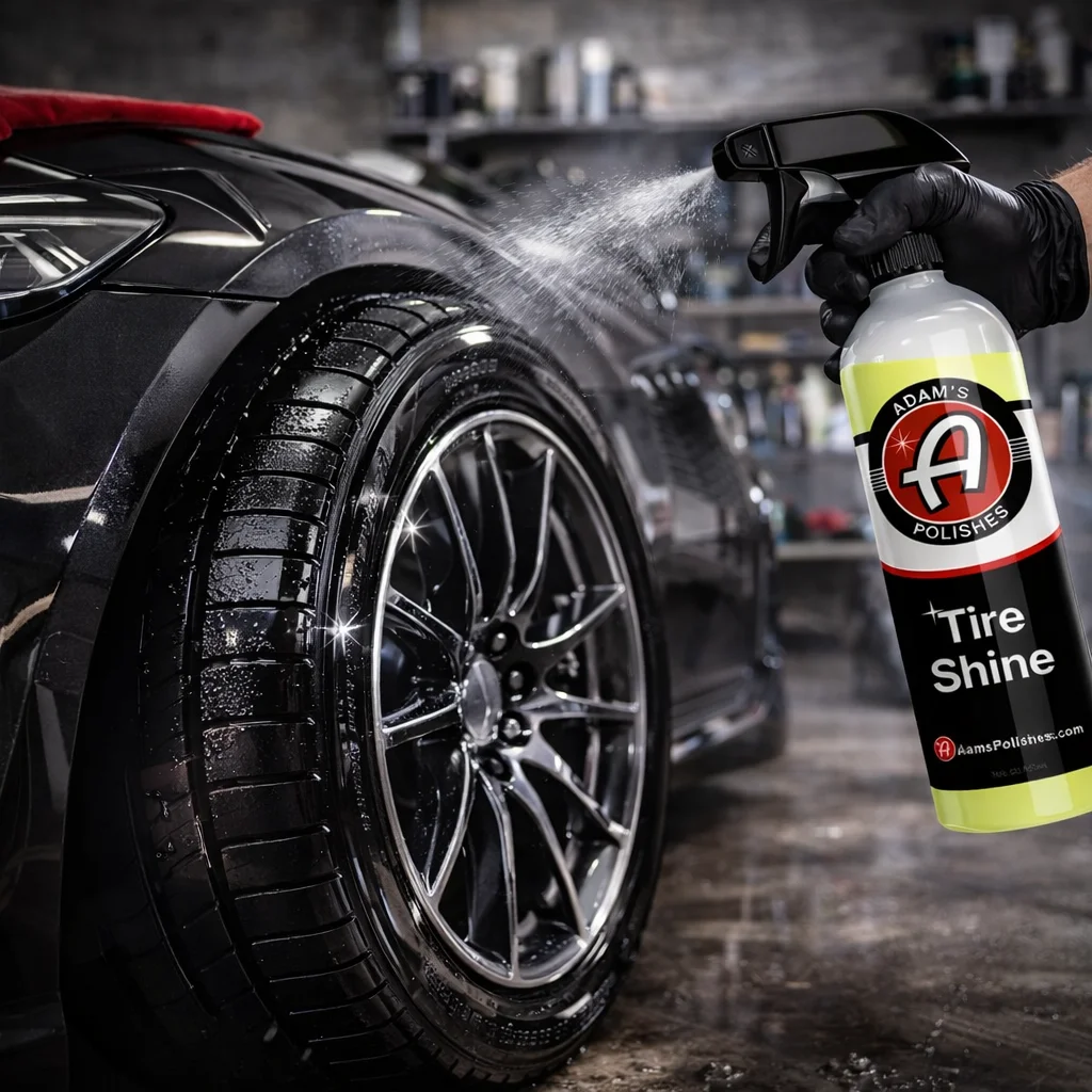 Tire Shine Spray 16 oz – High Gloss Tire Dressing, Long Lasting Wet Look, Non-Greasy Formula for Cars, Trucks and SUVs
