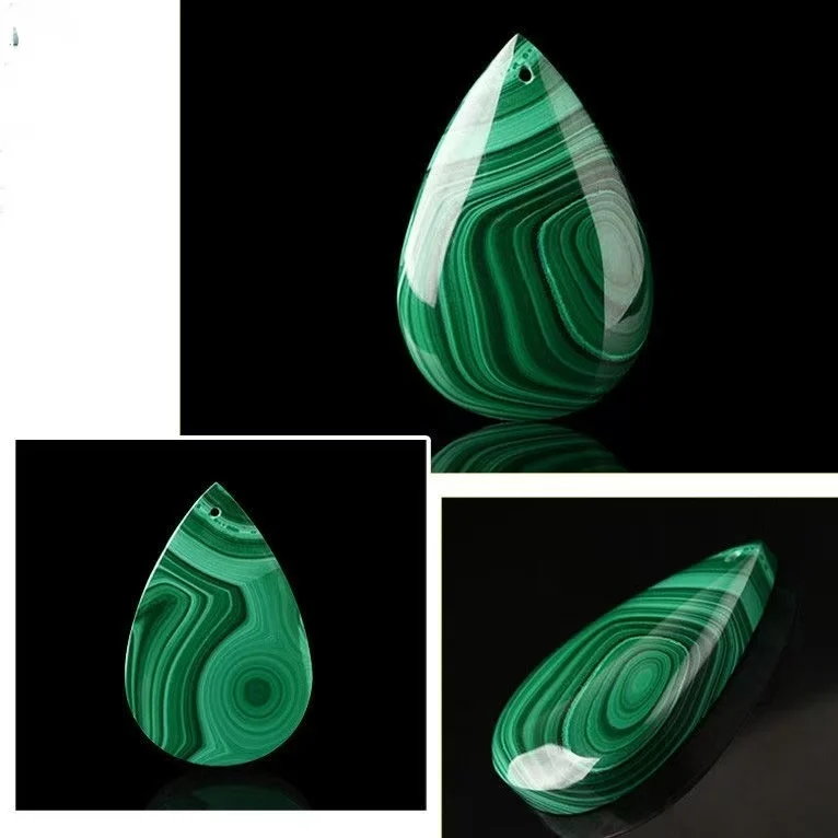 

Лидер продаж, малахитовый кулон, капля воды, ожерелье для пары, подарок на день рождения, День святого Валентина, изысканные подарки