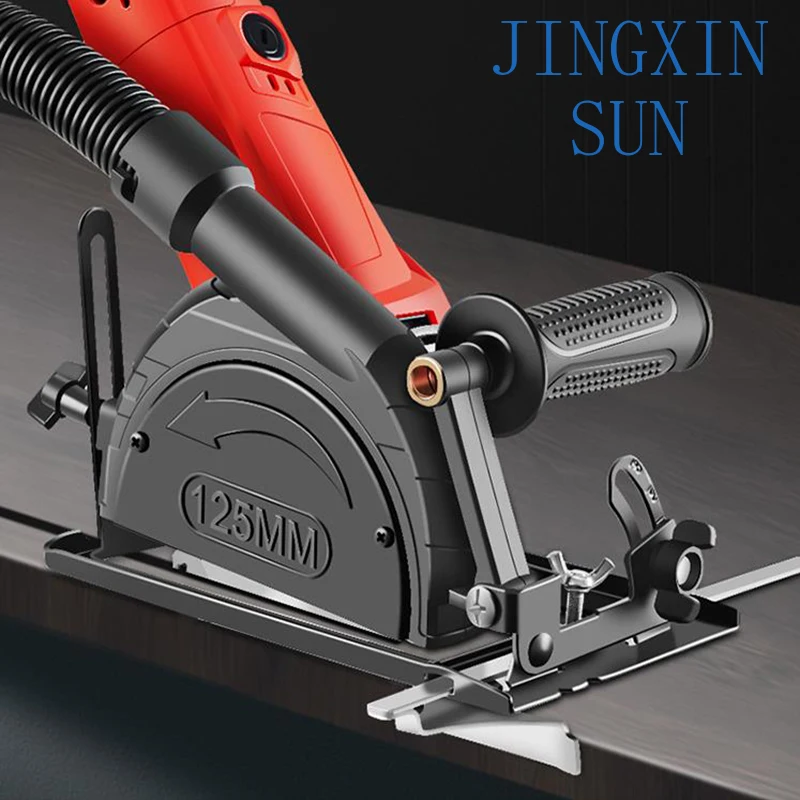 Useful 0-40MM Depth Adjustable Angle Grinder Cutter Grinder Bracket To Cutting Woodworking Table Tool with Guide Ruler