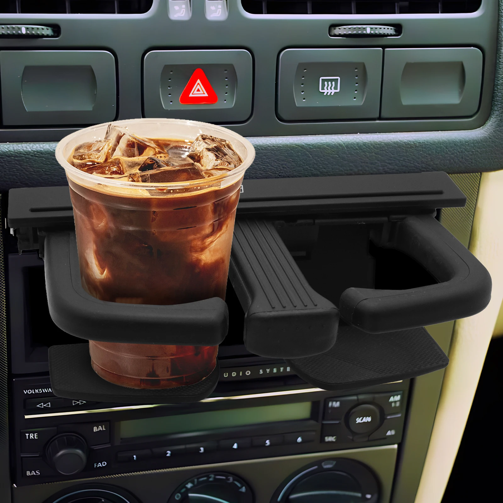 1J0858601C Foldable Water Cup Drink Holder Beverage Bottle Mount Stand For VW Jetta Golf 4 Bora MK4 Audi A4L A5 Q5 A7 8P0885995B