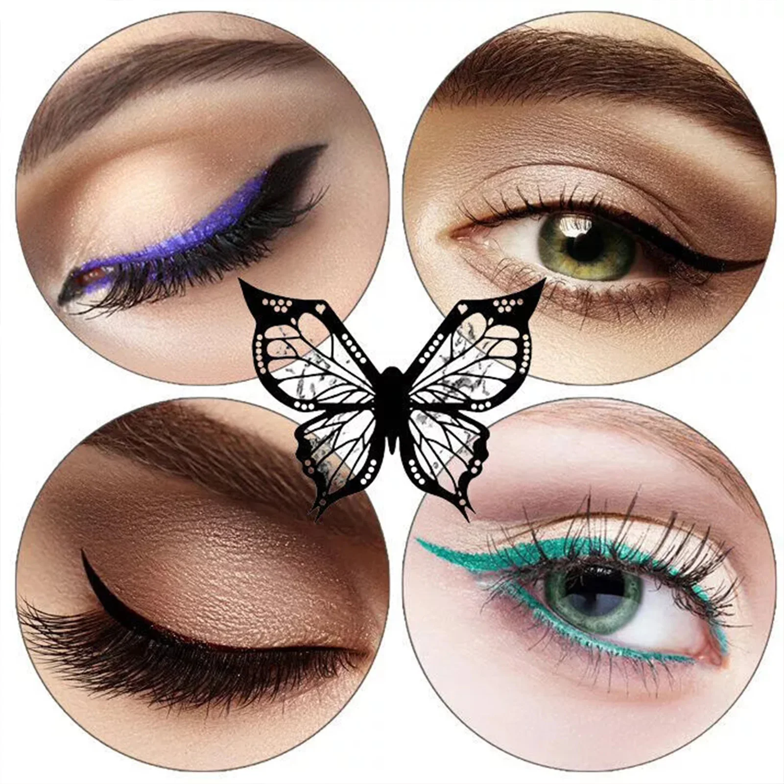 Reusable Butterfly Eyeliner Stencil Flexible Eyeliner Stamp Tool Winged Eyeliner Tool Butterfly Stencil Eyeliner Tool