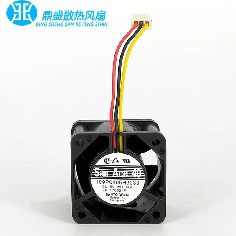 1pcs * 109P0405H3033 ORIGINAL NEW COOLING FAN 5V 0.68A 4028 40*40*28mm RADIATOR
