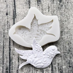 Dove Silicone Sugarcraft Mold Chocolate Cupcake Baking Mold Fondant Cake Decorating Tools
