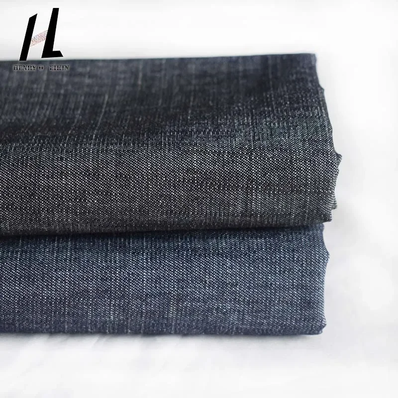 В наличии Низкая цена оптом 190GSM Простая легкая джинсовая ткань на метр и изготовленная на заказ кий для шитья рубашек, одежды, дивана, ткани