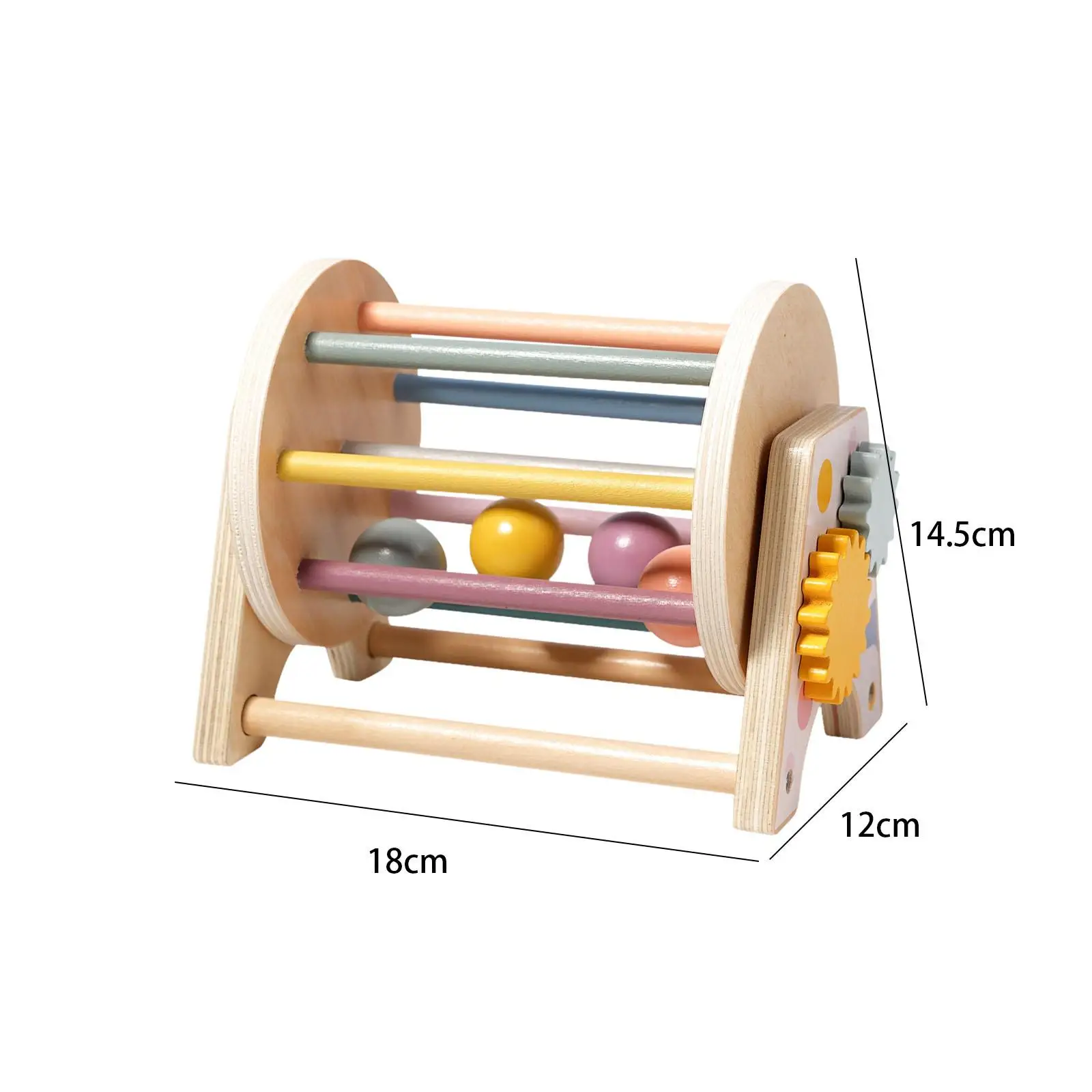 Rollende Trommel Speelgoed Educatief Speelgoed Hand Oog Coördinatie Kleur Sorteren Montessori Bal Cilinder Rollende Trommel Voor Baby Kids