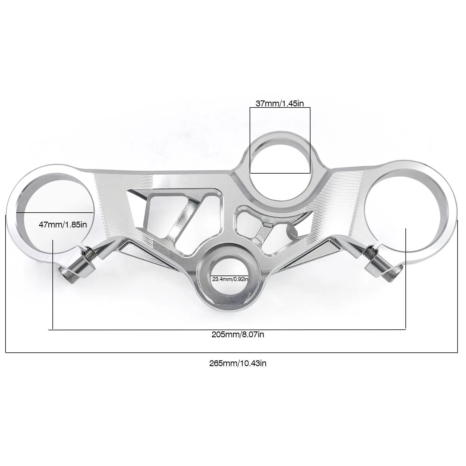 YZF-R3 2021 2022 2023 CNC Motorcycle Front Triple Tree Upper