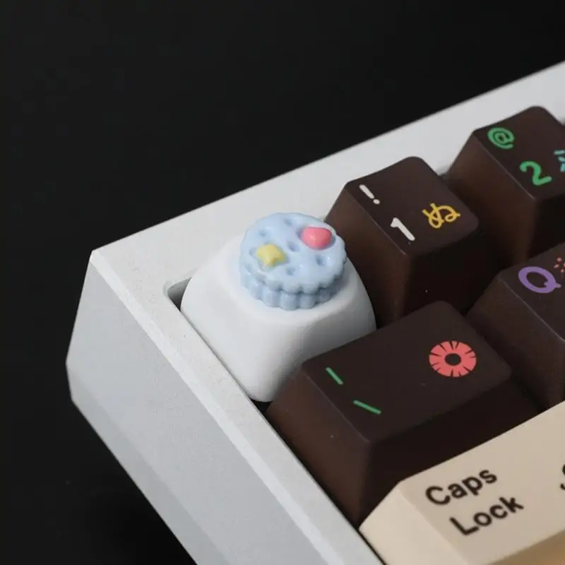 Resin ESC Keycap Featuring Desserts Pattern For Mechanical Keyboards Comfortable Typing F19E