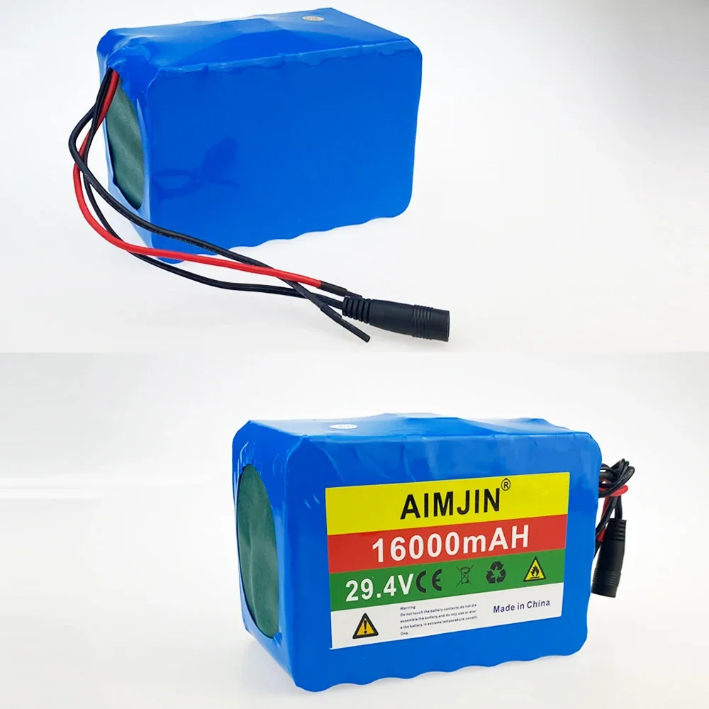 حزمة بطارية ليثيوم 24 فولت / 29.4 فولت 16 أمبير في الساعة مع بطارية BMS القابلة لإعادة الشحن 18650 7S5P #2