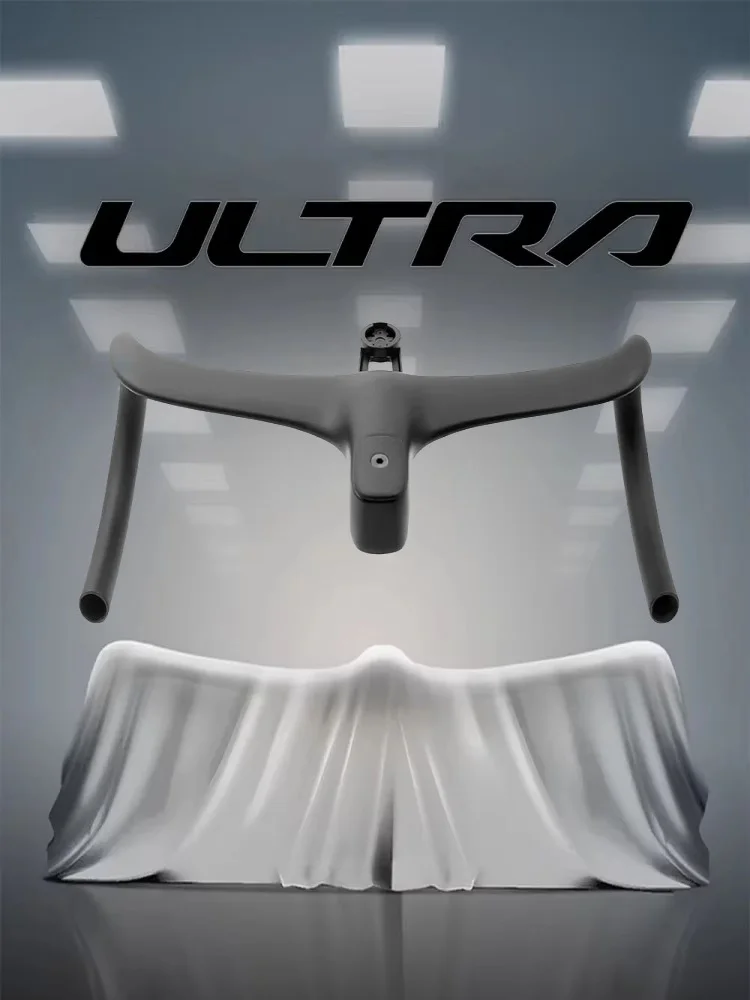 AliExpress ULLICYC T4 ULTRA  Road Bike Internal Cable Integrated Bicycle Handlebar,Full Carbon Fiber Bicycle Cockpit With Mount,28.6mm,