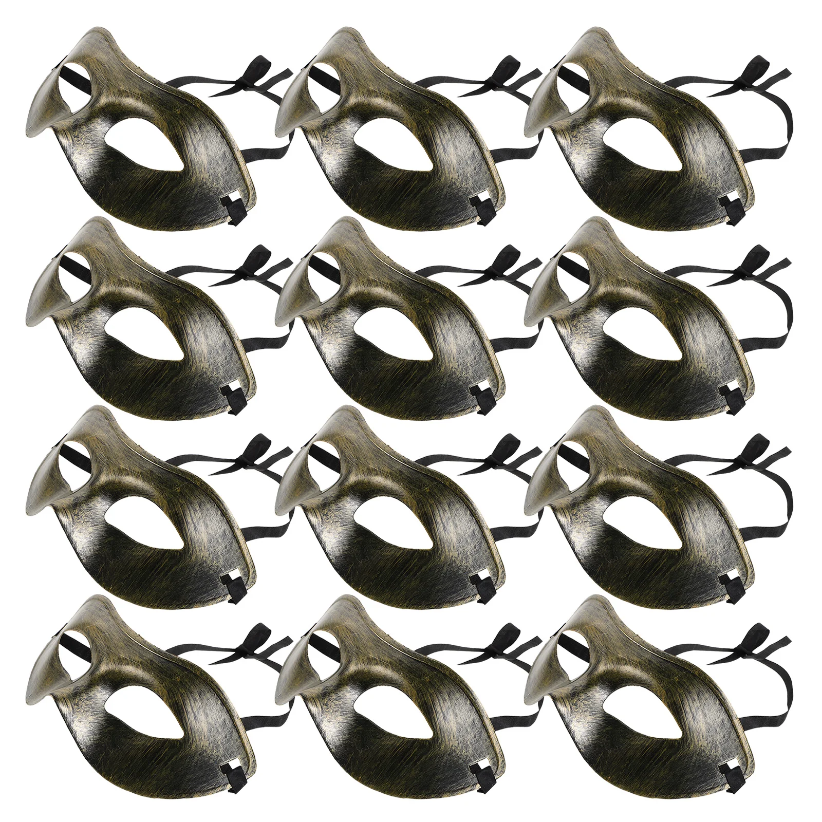 

15pcs Masquerade Half Face Mask: Halloween Vintage Venetian Carnival Prom Eye Mask For Men & Women Cosplay Costume Dancing Ball
