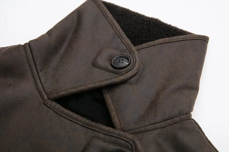 

Double-Sided Loose Thiened Autumn Winter New Women's Jaet Coat Sli Versatile Commute Sle Pure Color Long Sve ort